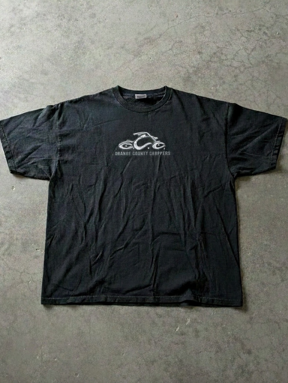 Vintage Y2K Orange County Choppers Motorcycle Biker AAA Black T Shirt 2XL